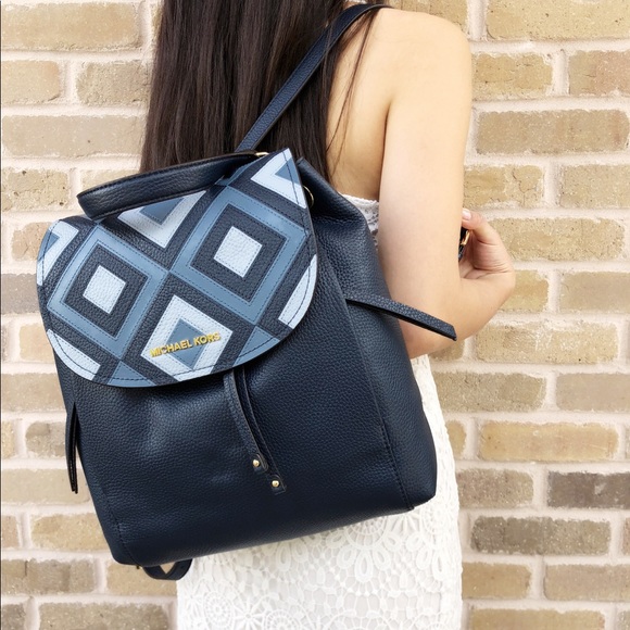 GabyβsBagsππ-Michael Kors Large Backpack Blue